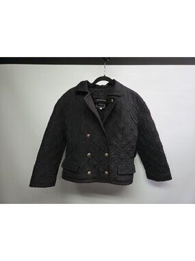 Versace Jeans Couture Collection Black Coat Size Small See Description